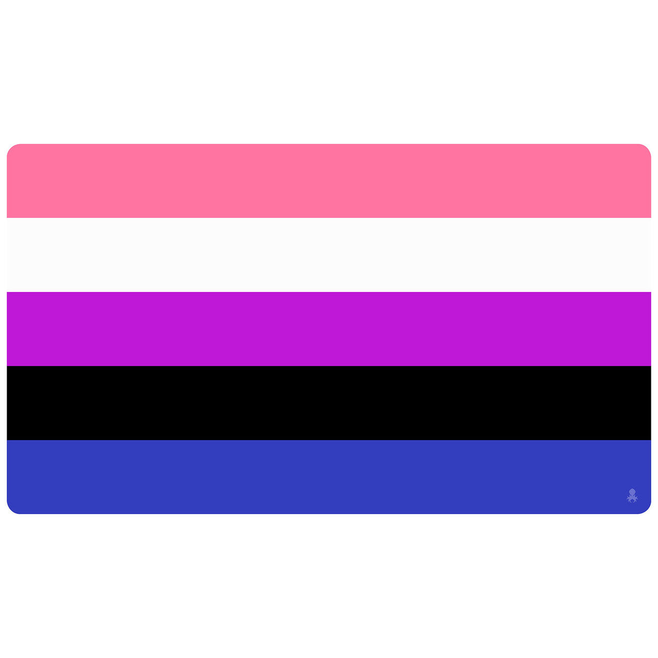 Genderfluid Pride Flag Game Mat